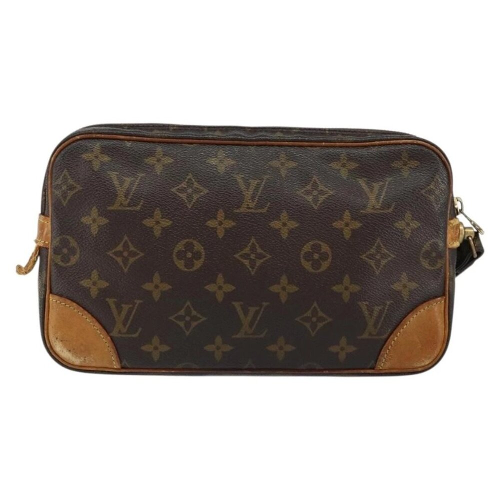 LOUIS VUITTON Monogram Marly Dragonne GM Clutch Bag M51825 LV Auth BA7590 - Picture 2 of 16